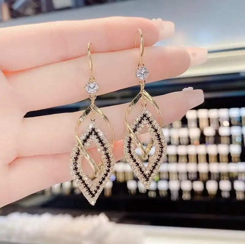 Geometric Rhombus Ear Hooks Earrings