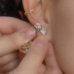 Ginkgo Flower Pearl Earrings
