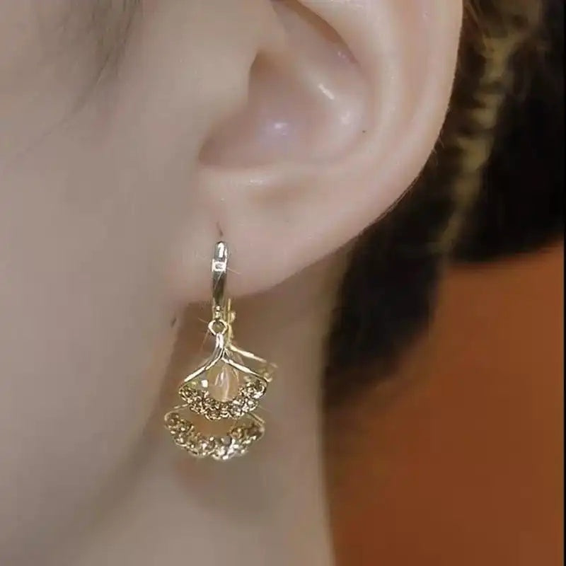 Ginkgo Leaf Earrings