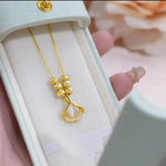 Ginkgo Leaf Necklace