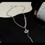 Ginkgo Leaf Sweater Chain Necklace