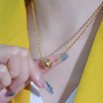 Gold Bead Accessory Necklace