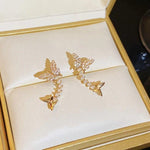 Gold Butterfly Ear Cuffs