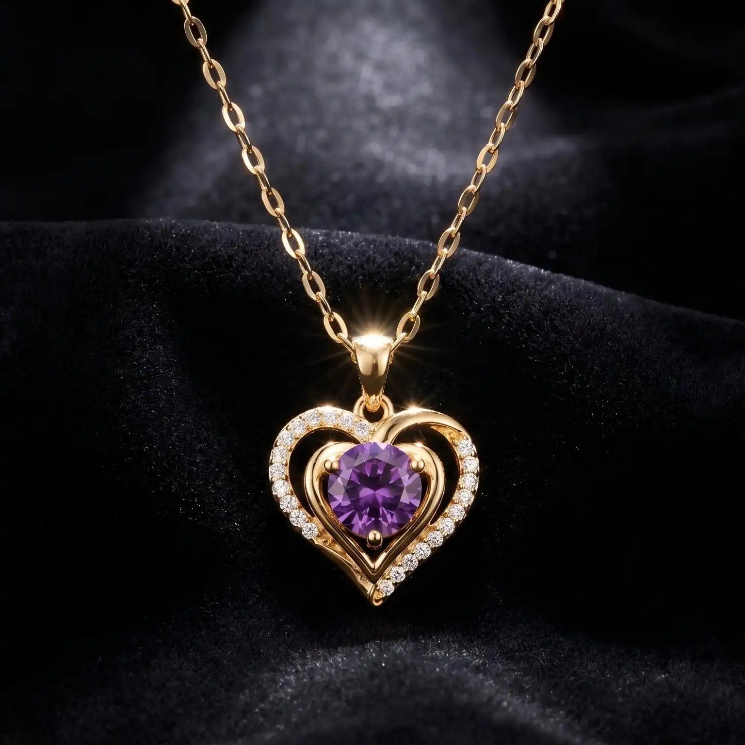 Gold- Chain Pendant Necklace