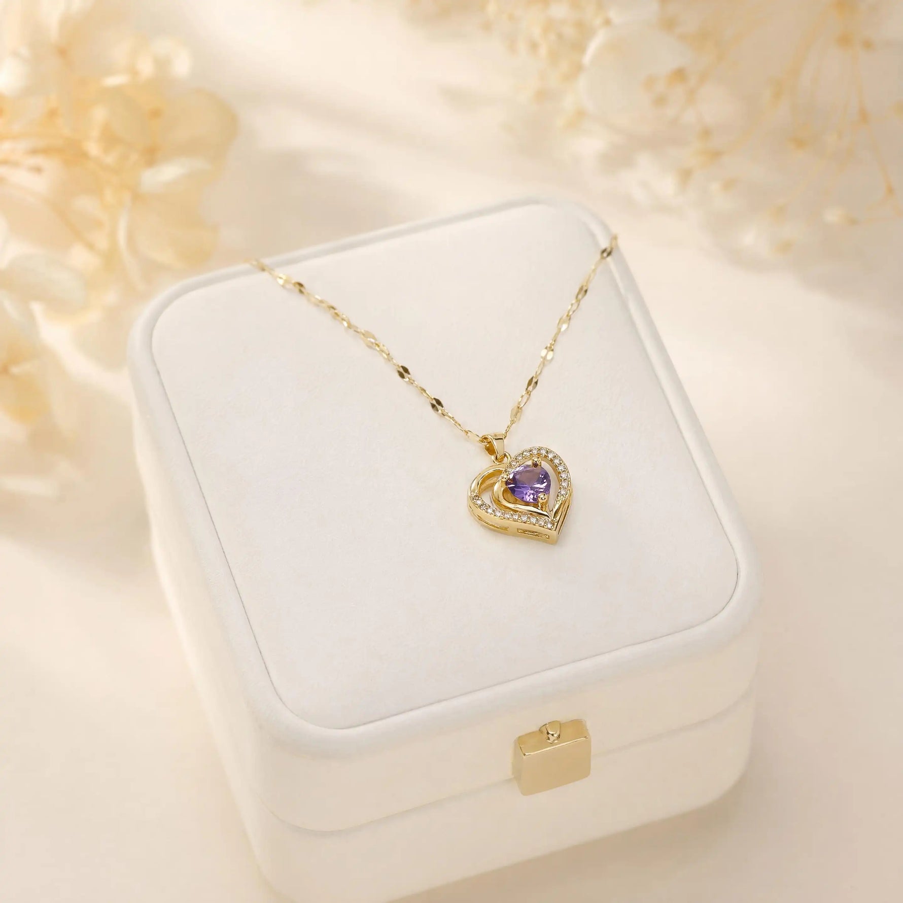 Gold- Chain Pendant Necklace