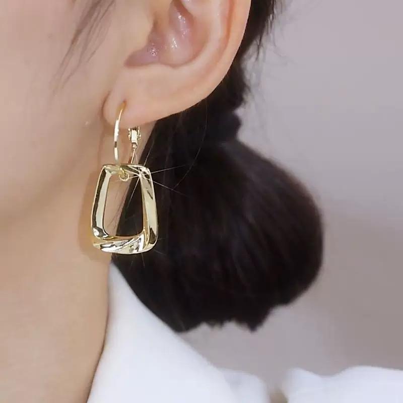 Gold Geometric Minimalist Earrings
