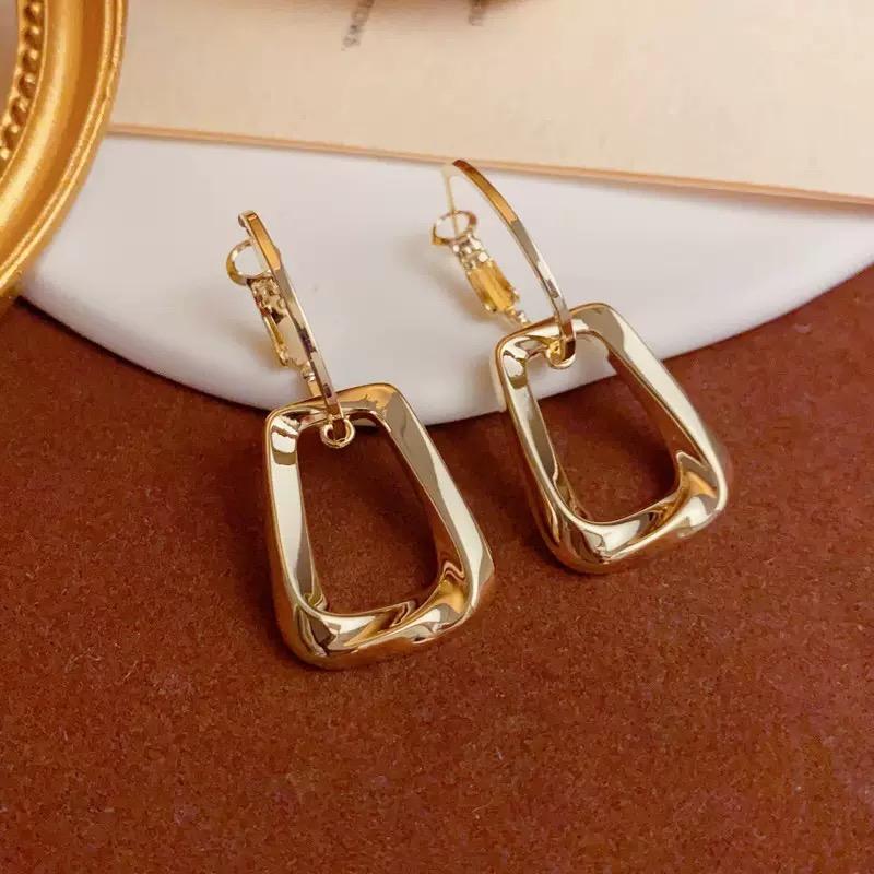 Gold Geometric Minimalist Earrings
