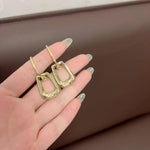 Gold Geometric Minimalist Earrings