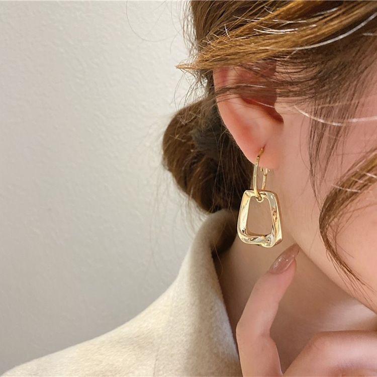 Gold Geometric Minimalist Earrings