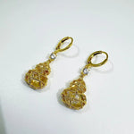 Gold Gourd Earrings