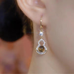 Gold Gourd Stud Earrings