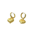 Gold Heart Earrings