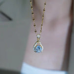 Gold Teardrop Necklace