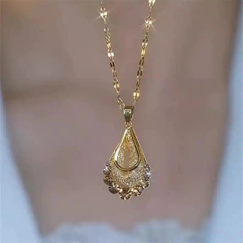 Gold Thread Teardrop Ear Cuffs