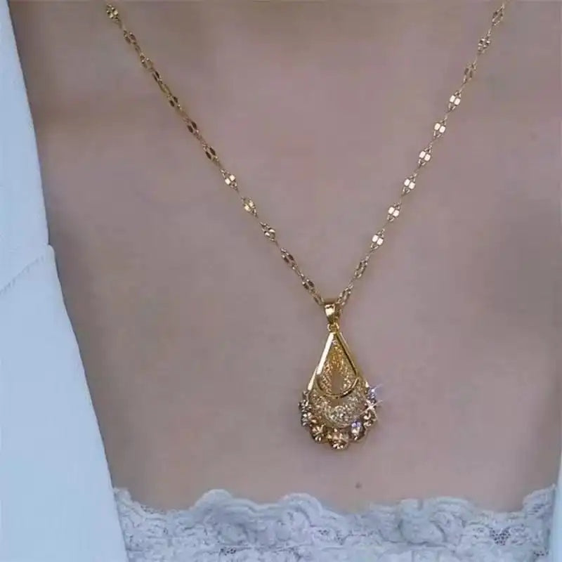 Gold Thread Teardrop Ear Cuffs