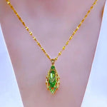 Green Crystal Necklace