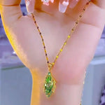 Green Crystal Necklace