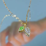 Green Leaf Necklace