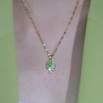 Green Leaf Necklace