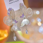 Half Butterfly Pendant Necklace