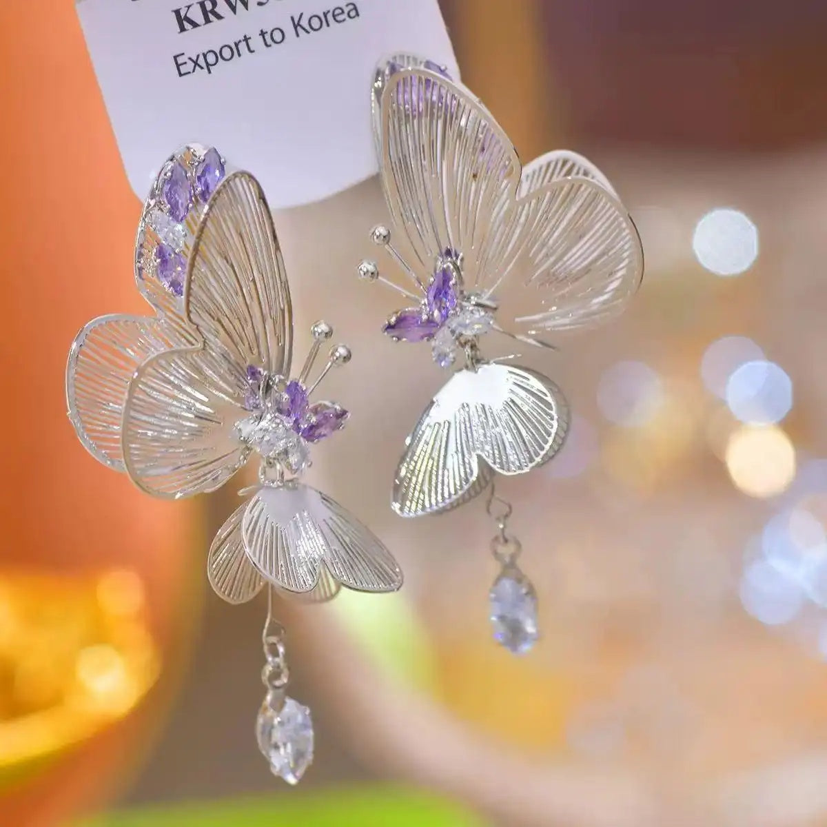 Half Butterfly Pendant Necklace