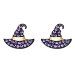 Halloween Witch Hat Earrings