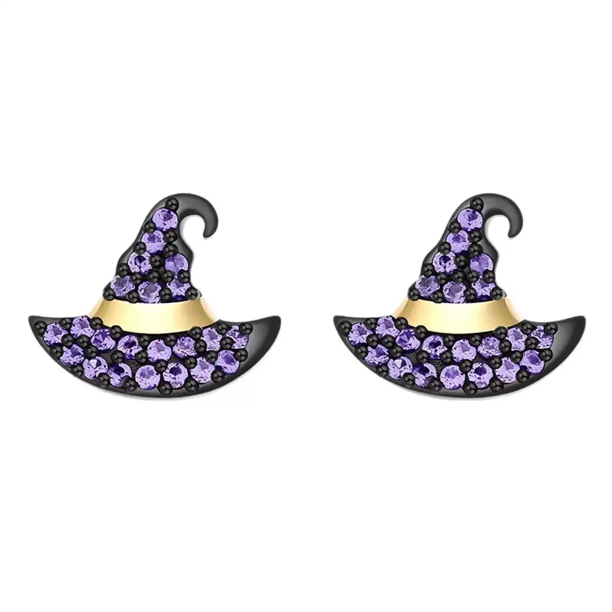 Halloween Witch Hat Earrings