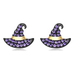 Halloween Witch Hat Earrings