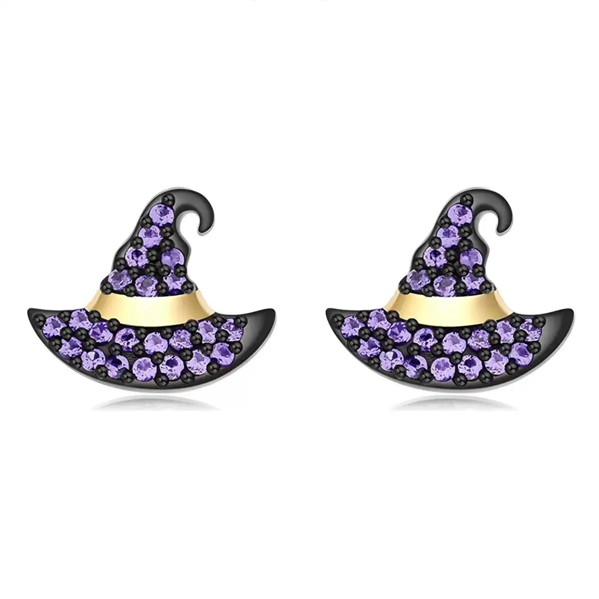 Halloween Witch Hat Earrings