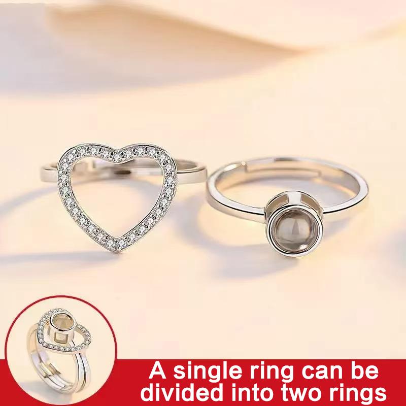Heart 2-In-1 Couple Ring