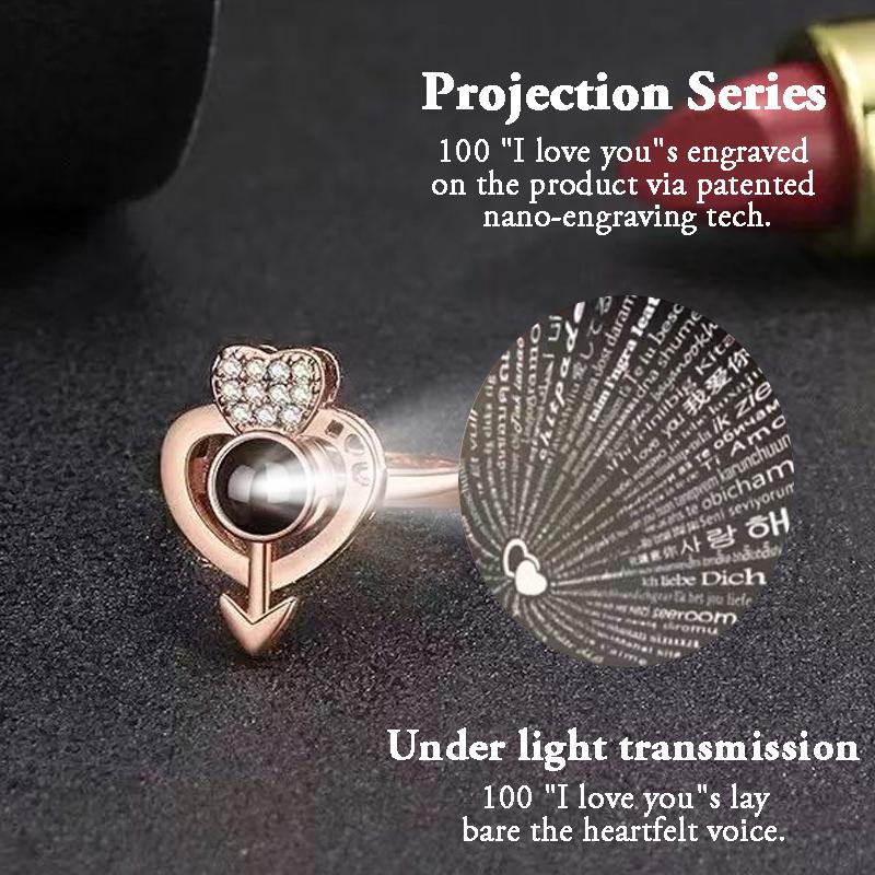 Heart Arrow Memory Ring