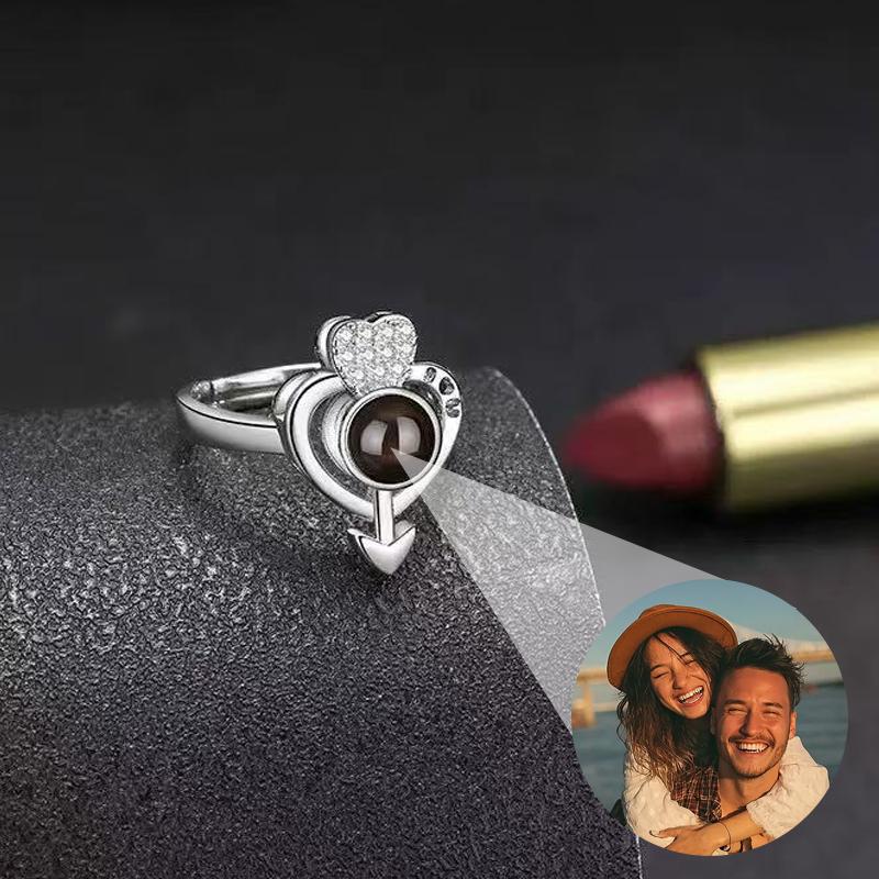 Heart Arrow Memory Ring