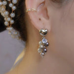Heart Drop Earrings