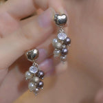 Heart Drop Earrings