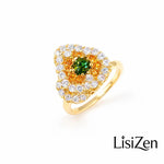 Heart Spinning Crystal Ring