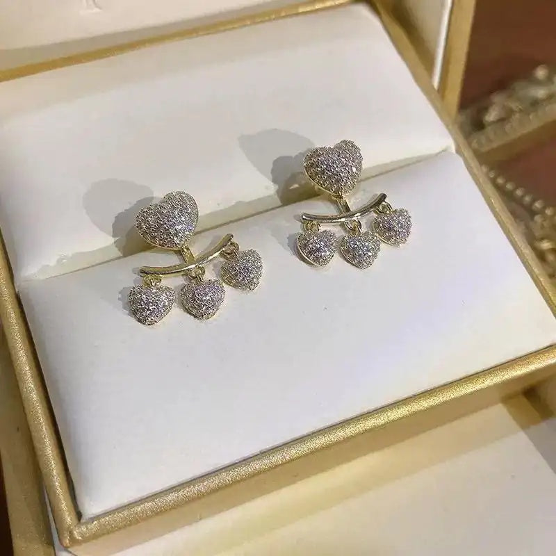 Heart Stud Earrings