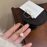 Heart Two-Way Wear Circle Gentle Earrings