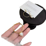 Heart Two-Way Wear Circle Gentle Earrings