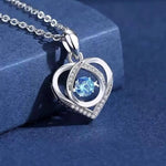 Heartbeat Heart Birthday Present Necklace