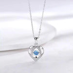 Heartbeat Heart Birthday Present Necklace
