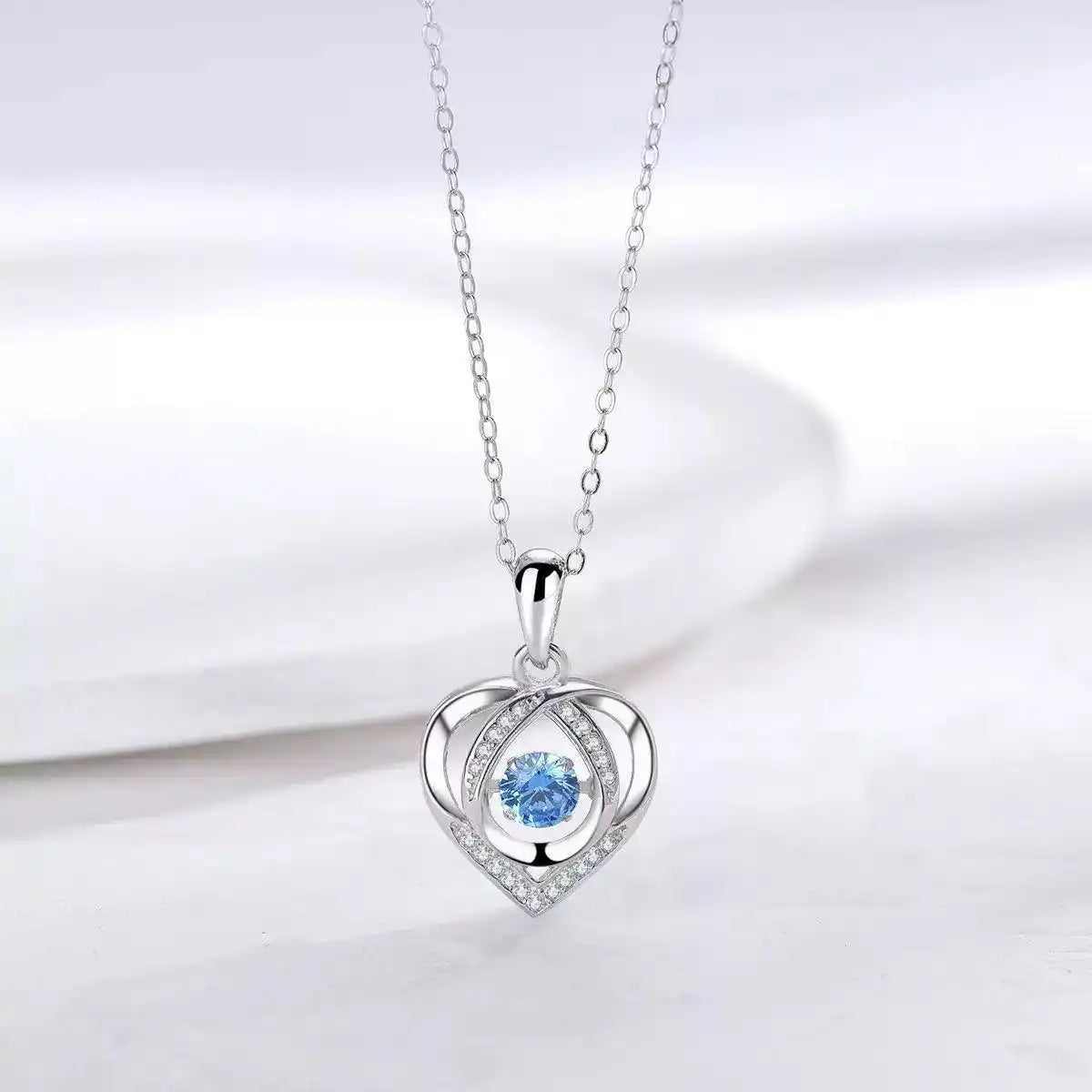 Heartbeat Heart Birthday Present Necklace