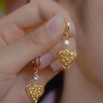 Heartfelt Love Drop Earrings