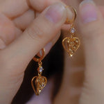 Heartfelt Love Drop Earrings