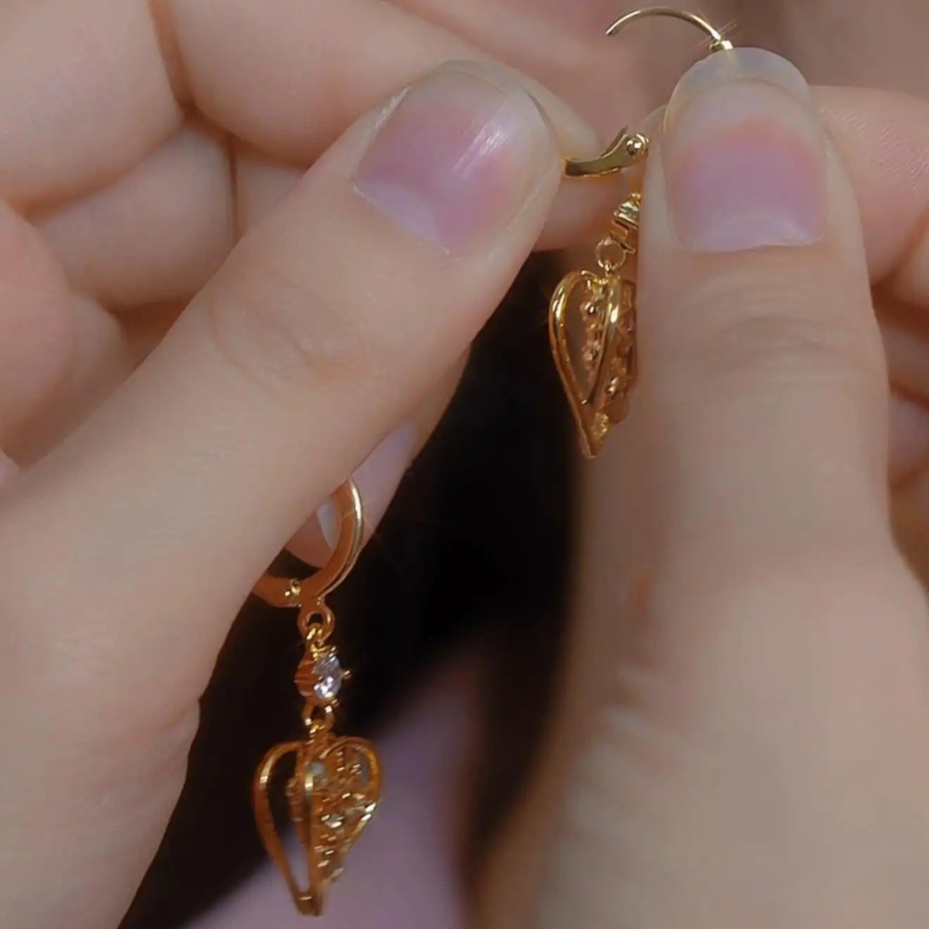 Heartfelt Love Drop Earrings