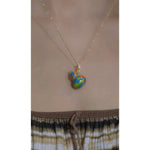 Hot Chinese Retro Enamel Colorful Necklace