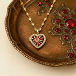 Hot Retro Love Twist Chain Pendant Necklace