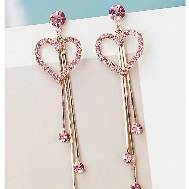 Hot Valentine's Day Love Shining Drop Earrings