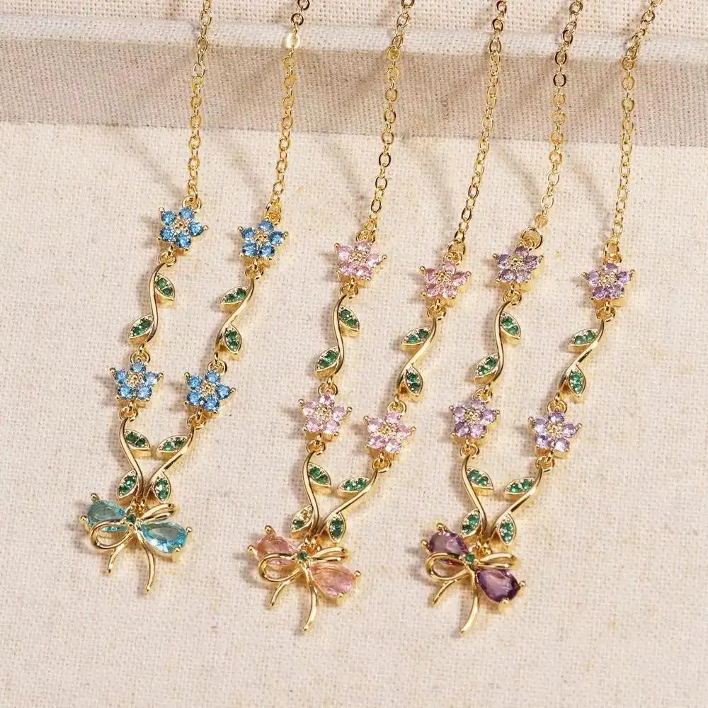 In Stock Peach Blossom Necklace
