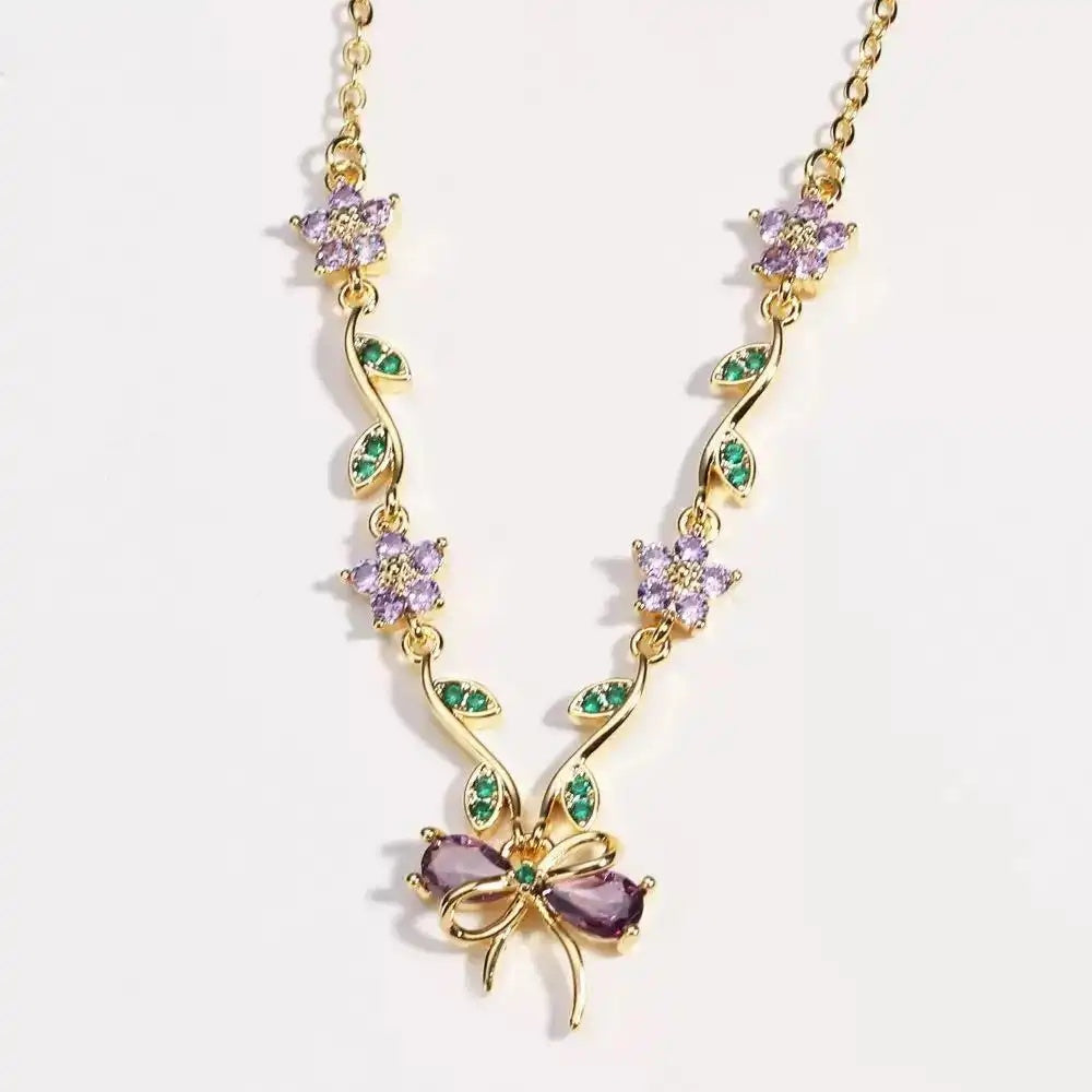 In Stock Peach Blossom Necklace