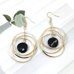 Interlocking Large Drop Earrings